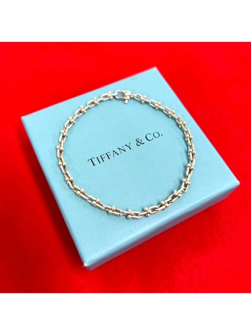 Tiffany & Co Microlink Bracelet 925 Sterling Silver